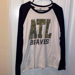 Atlanta braves long sleeved shirt